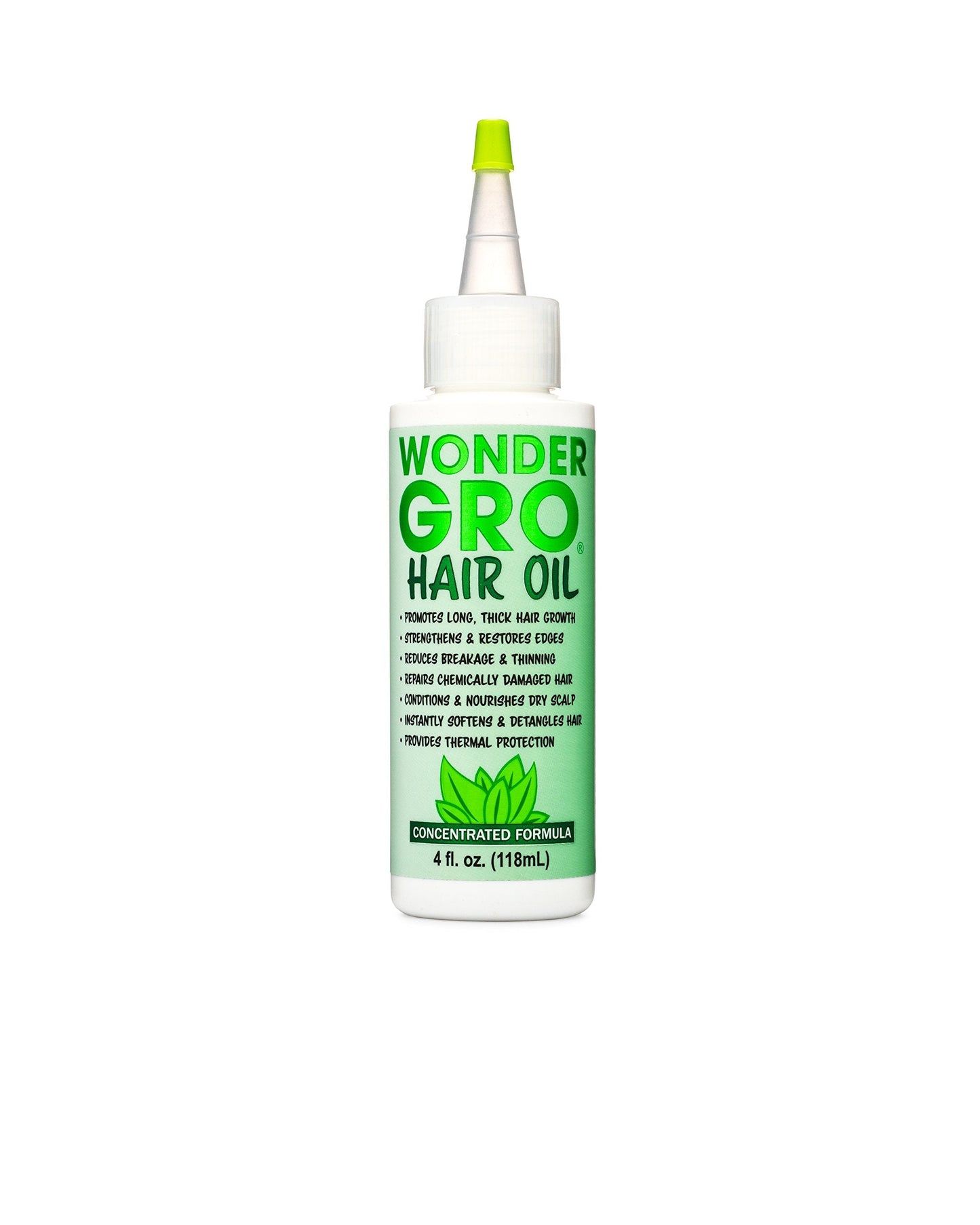 Wonder Gro Hair Growth Oil & Thermal Protection, 4 fl oz - Strengthens & Restores Edges Beauty & Personal Care Wonder Gro