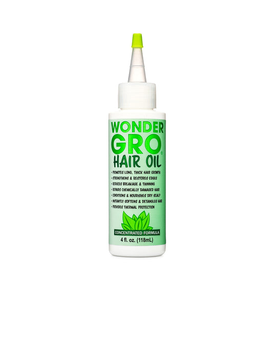 Wonder Gro Hair Growth Oil & Thermal Protection, 4 fl oz - Strengthens & Restores Edges Beauty & Personal Care Wonder Gro