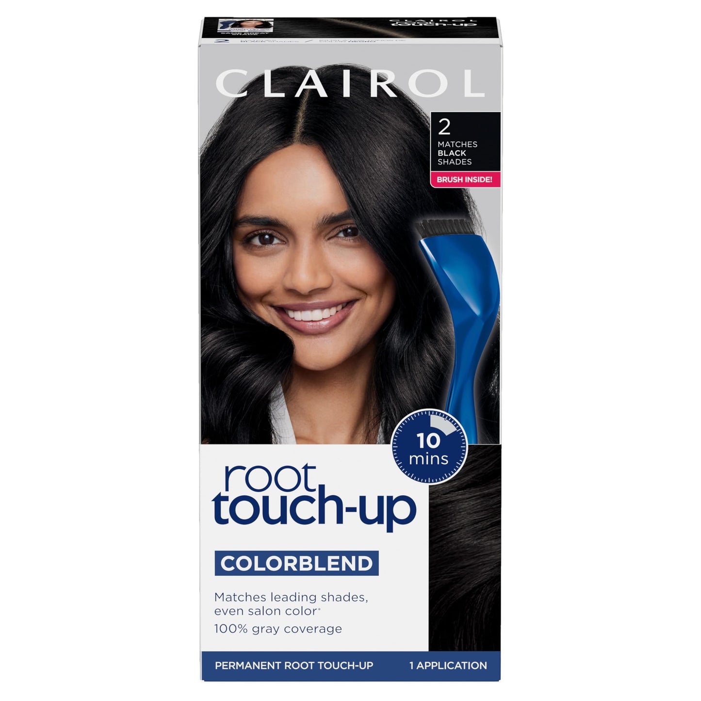 Clairol Root Touch-Up by Nice'n Easy Permanent Hair Dye, 2 Black Hair Color, Pack of 1 Beauty & Personal Care Clairol