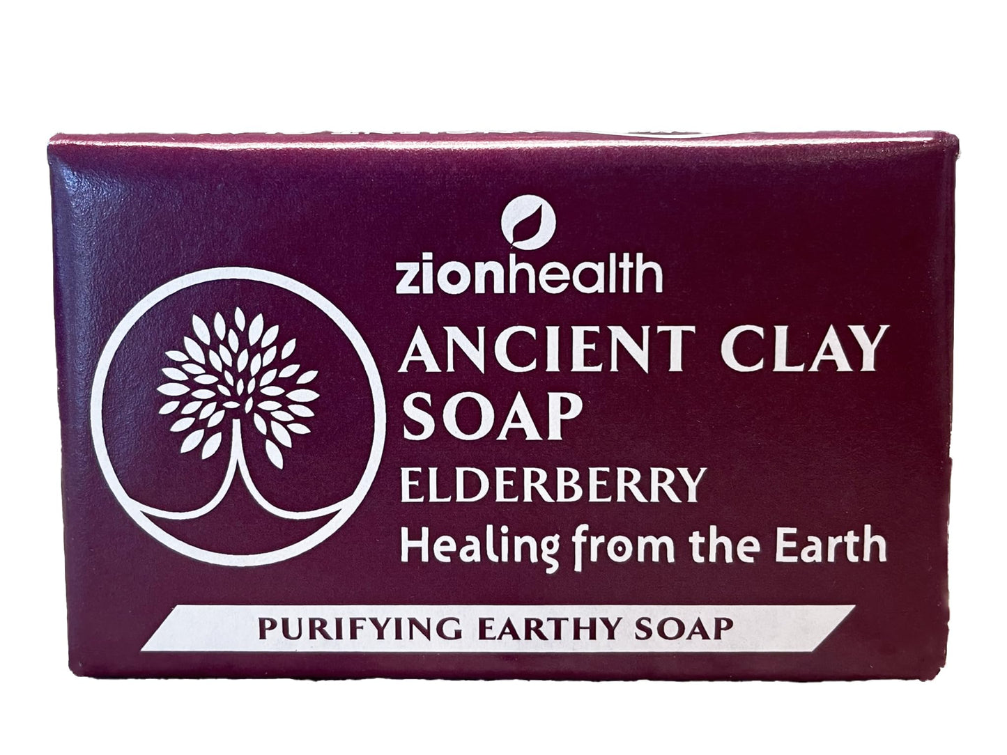 Zion Health Clay Soap Elderberry 6 oz Bar Beauty & Personal Care Zion Health