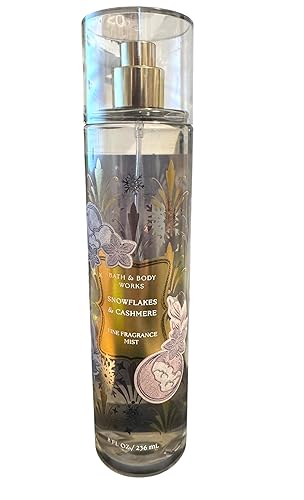 Bath and Body Works Cashmere Snowflakes Fine Fragrance Mist 8 Ounce Full Size Beauty & Personal Care Bath & Body Works