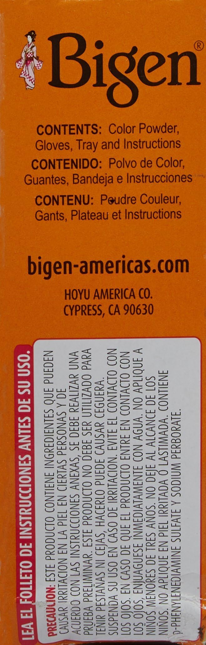 Bigen Hair Coor 58- Black Brown Noir Naturel, 0.21 oz Beauty & Personal Care Bigen