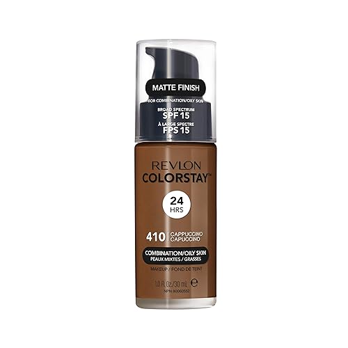 Revlon Colorstay SPF 15 Makeup Foundation for Combination/Oily Skin, Cappuccino, 1 Fl Oz Beauty & Personal Care REVLON