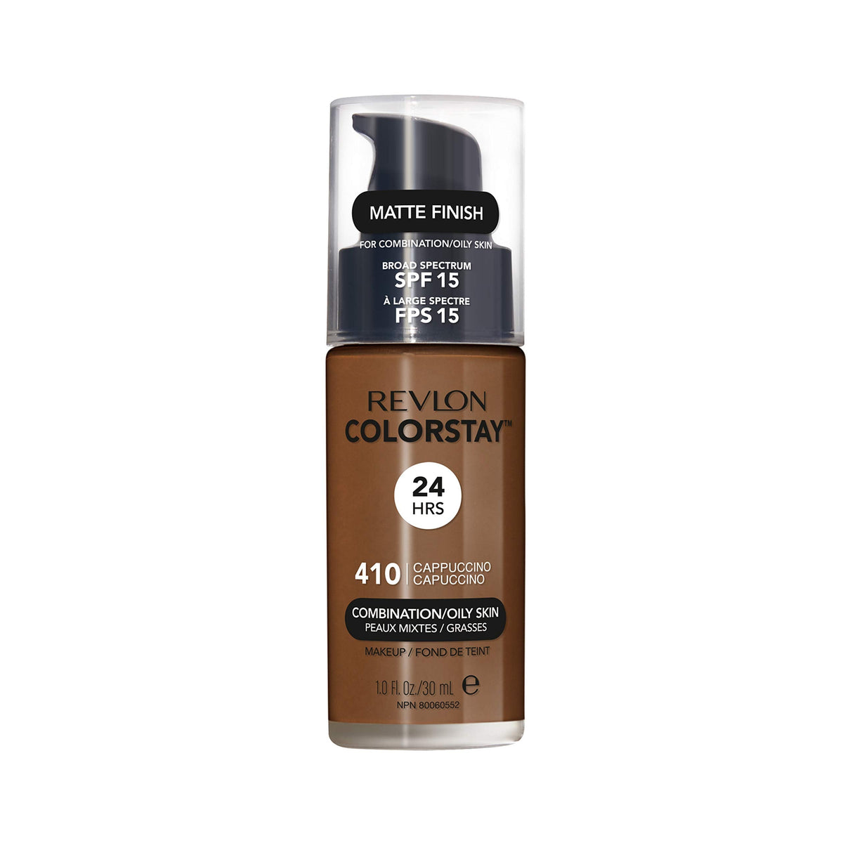 Revlon Colorstay SPF 15 Makeup Foundation for Combination/Oily Skin, Cappuccino, 1 Fl Oz Beauty & Personal Care REVLON