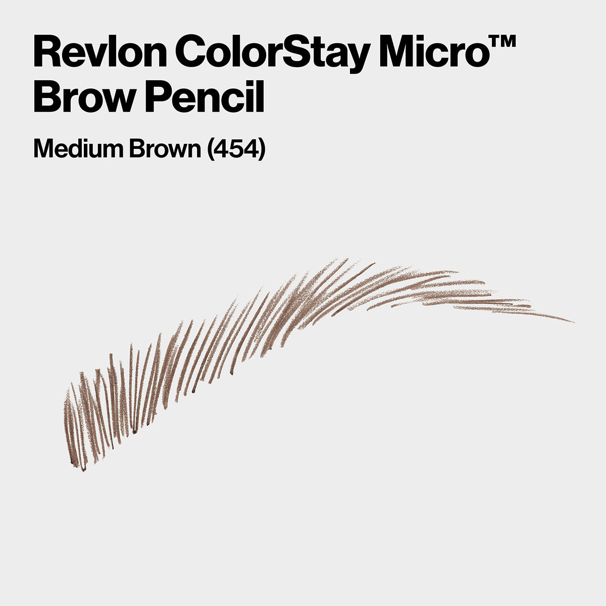 Revlon ColorStay Micro Eyebrow Pencil with Built In Spoolie Brush, Infused with Argan and Marula Oil, Stocking Stuffer for Her, 454 Medium Brown Beauty & Personal Care REVLON
