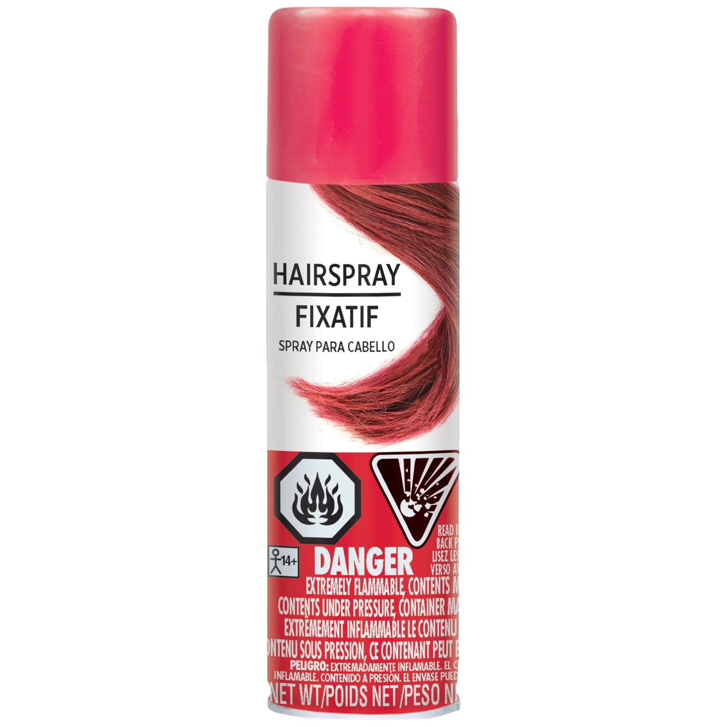 Hypo-Allergenic Red Hair Spray - 3 oz. - Perfect Party Accessory, 1 Pc. Beauty & Personal Care Amscan
