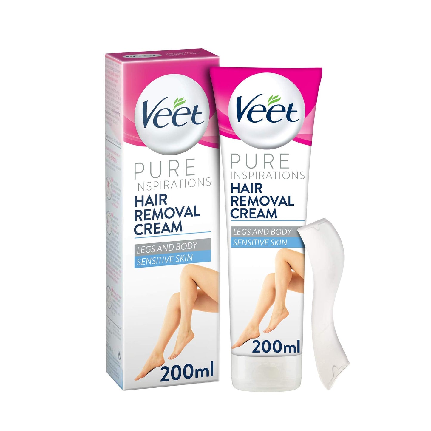 Veet Hair Removal Cream Sensitive Skin with Aloe Vera & Vitamin E (200ml) Beauty & Personal Care Veet
