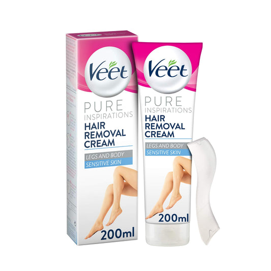 Veet Hair Removal Cream Sensitive Skin with Aloe Vera & Vitamin E (200ml) Beauty & Personal Care Veet