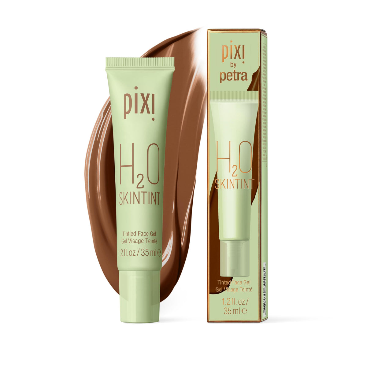Pixi H2O SkinTint | Tinted Face Gel Moisturizer | Lightweight Hydrating Coverage with Hyaluronic Acid | Evens Skin Tone & Reduces Redness | Oil-Free