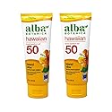 Alba Botanica Hawaiian Island Vibe Sunscreen SPF 50, 3 fl oz (Pack of 2) Beauty & Personal Care Alba Botanica