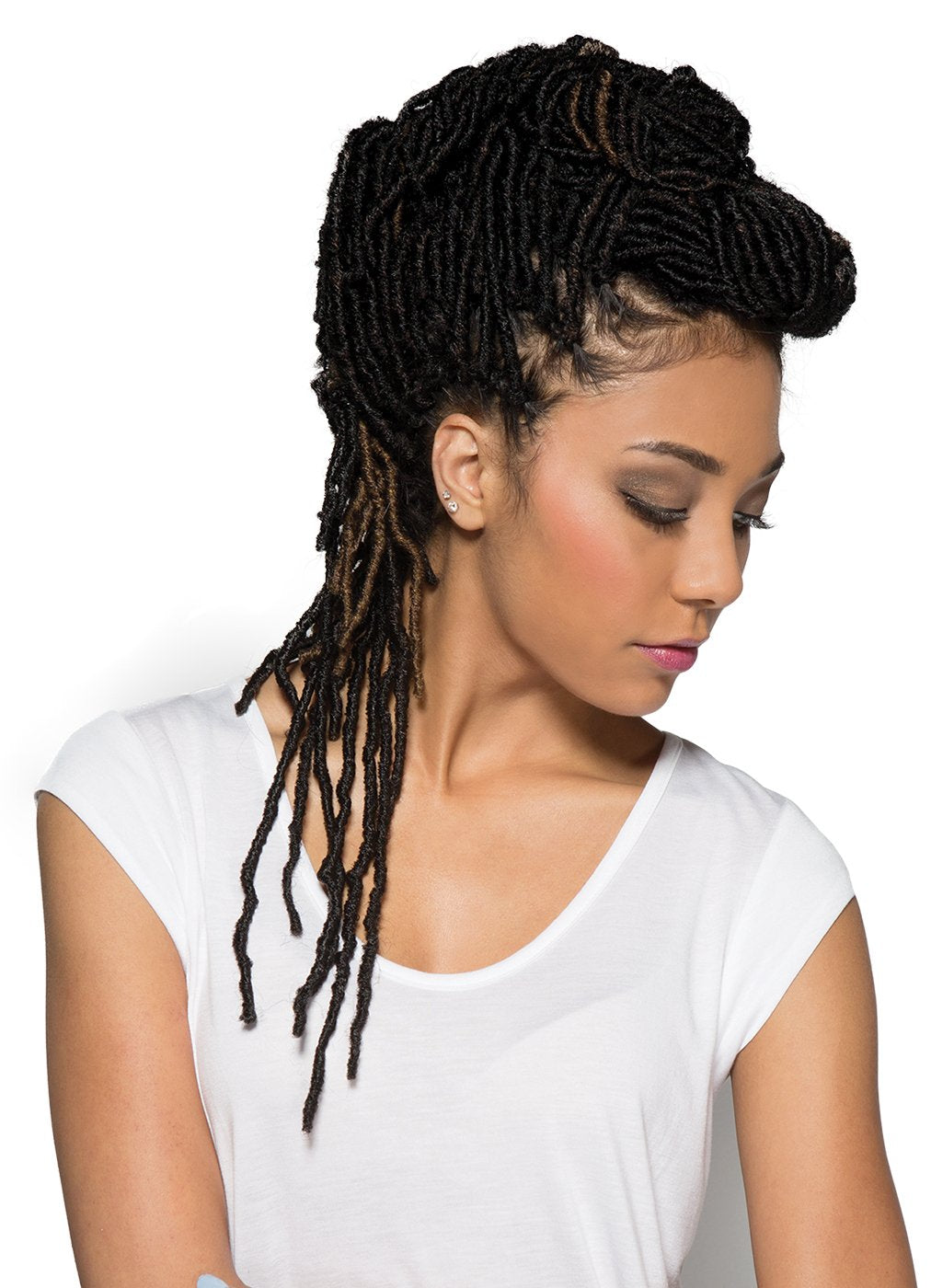 Bobbi Boss Synthetic Hair Crochet Braids African Roots Braid Collection Nu Locs 18" (4)