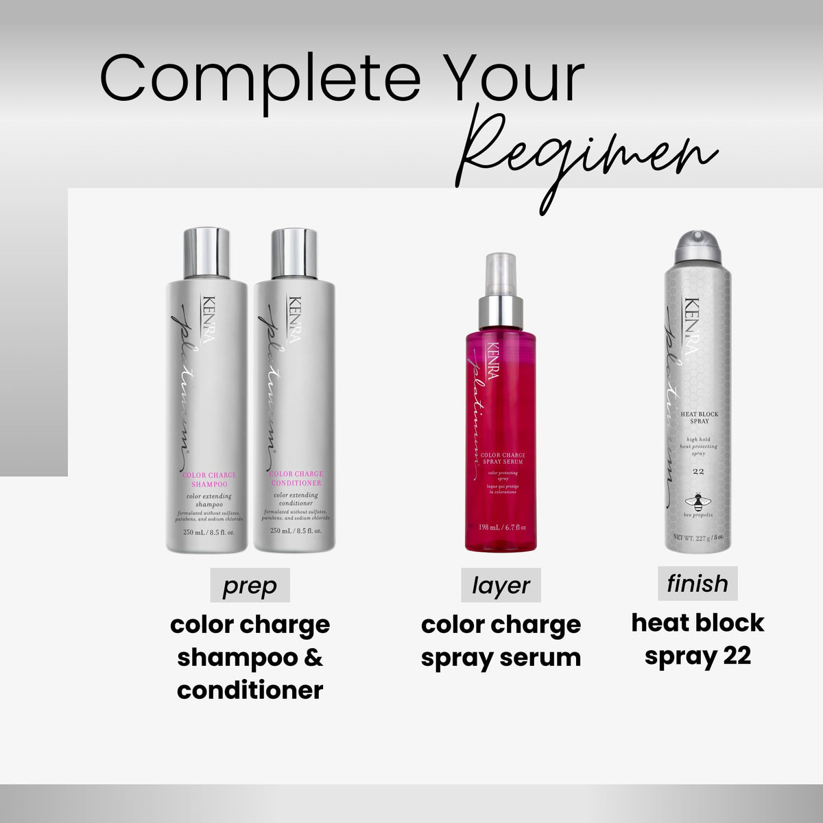 Kenra Professional Platinum Color Charge Spray Serum | Color Protecting Spray |Retains Color Pigments With Shine | Environmental & Thermal Protection