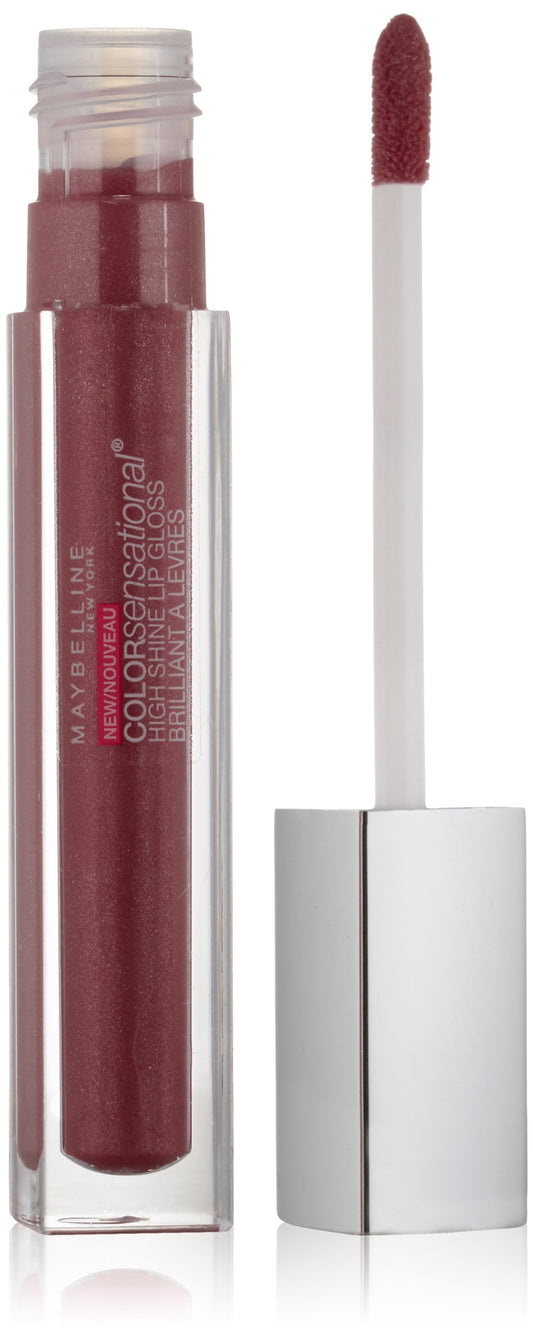 Maybelline New York Color Sensational High Shine Gloss, Plum Luster, 0.17 Fluid Ounce