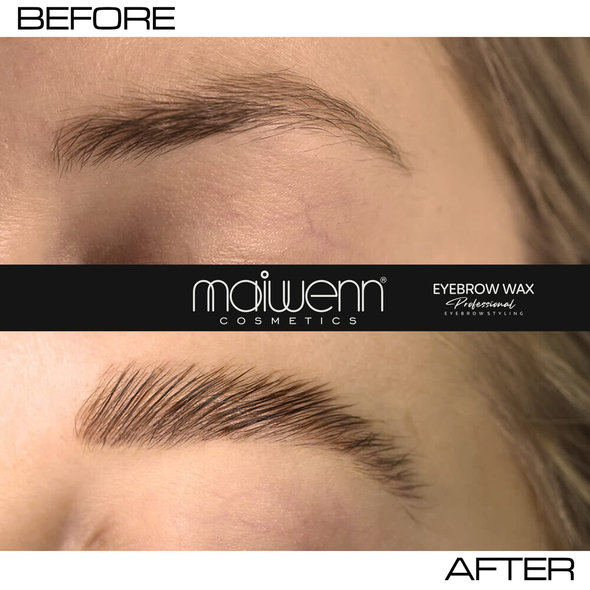Maiwenn Make Up Eyebrow Wax, 4D Brow Freeze Styling Gel, Long Lasting Waterproof, for Natural, Fluffy and Feathery Brows Beauty & Personal Care maiwenn
