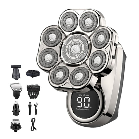 MDNHHBPZ Bawldy Pro Head Shaver, 9D Floating Blade Heads, Intelligent LED Display IPX7 Waterproof Wet Dry Shaving, Rechargeable Cordless Razor(1 Set Beauty and Personal Care MDNHHBPZ