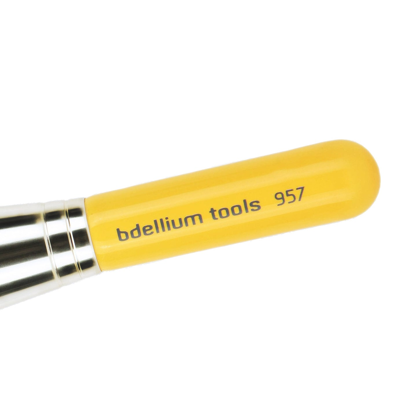 Bdellium Tools Professional Makeup Brush - 957 Precision Kabuki - Short Wooden Handle for Convenient Travel, For Versatile Application (Yellow, 1pc) Beauty & Personal Care BDELLIUM TOOLS