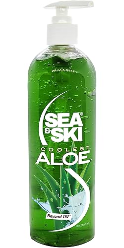SEA & SKI After Sun Coolest Aloe Gel - Naturally Deep Moisturizing Beauty & Personal Care SEA & SKI