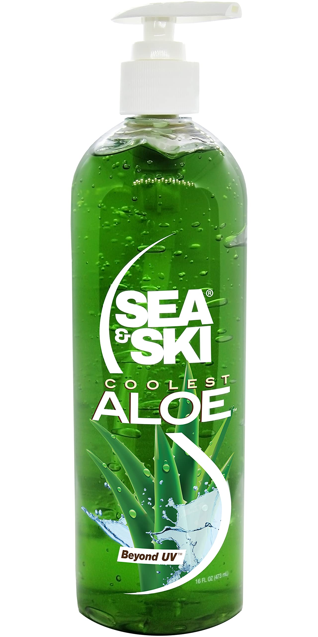 SEA & SKI After Sun Coolest Aloe Gel - Naturally Deep Moisturizing Beauty & Personal Care SEA & SKI