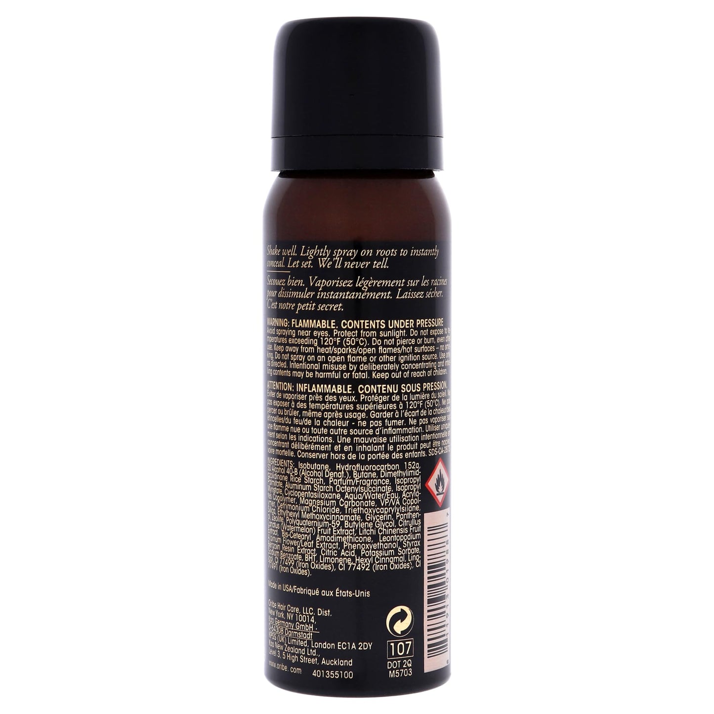 Oribe Airbrush Root Touch Up Spray - Dark Brown, 1.8 oz Beauty & Personal Care ORIBE