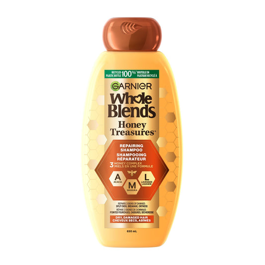 Garnier Whole Blends Repairing Shampoo Honey Treasures, For Damaged Hair, 22 Fl Oz (Pack of 1) Beauty & Personal Care Garnier