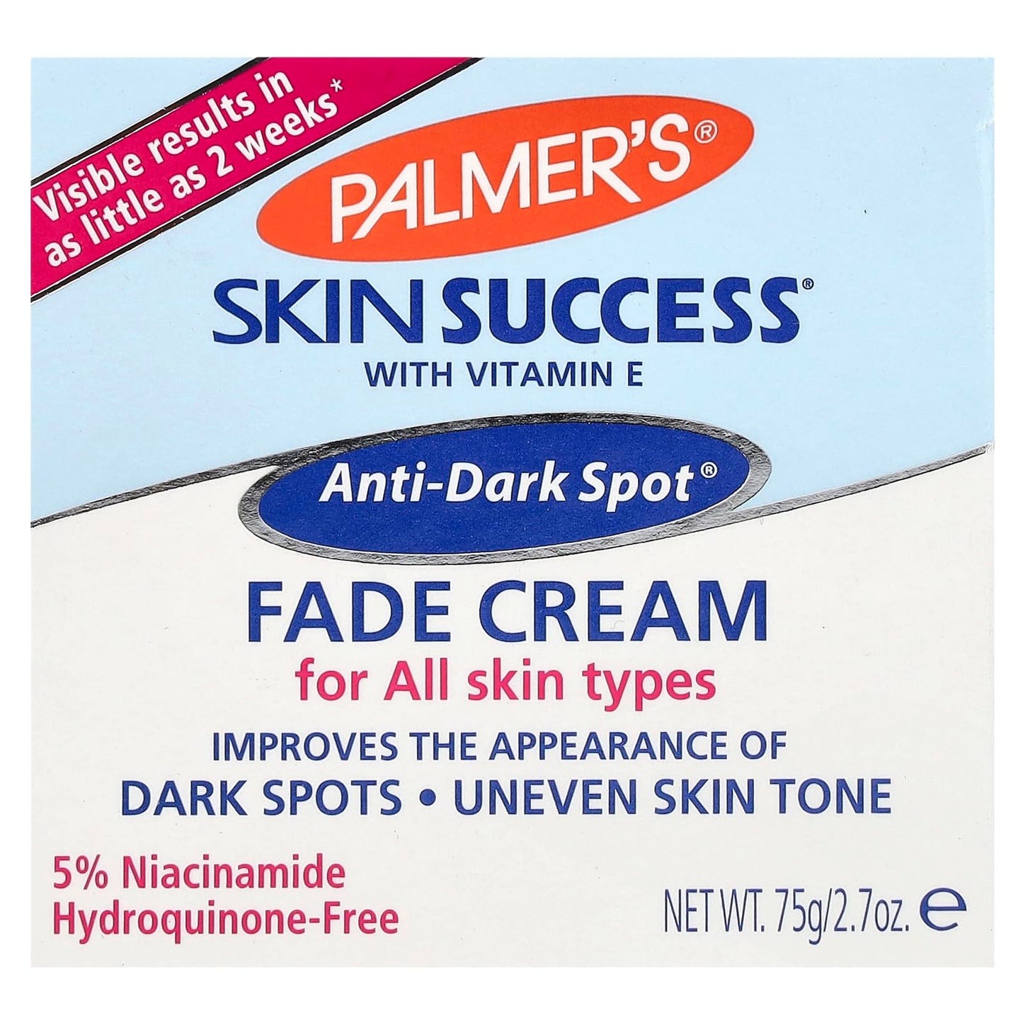 Skin Success Anti-Dark Spot Fade Cream - All Skin Types by Palmers for Unisex - 2.7 oz Cream Beauty & Personal Care Palmer's