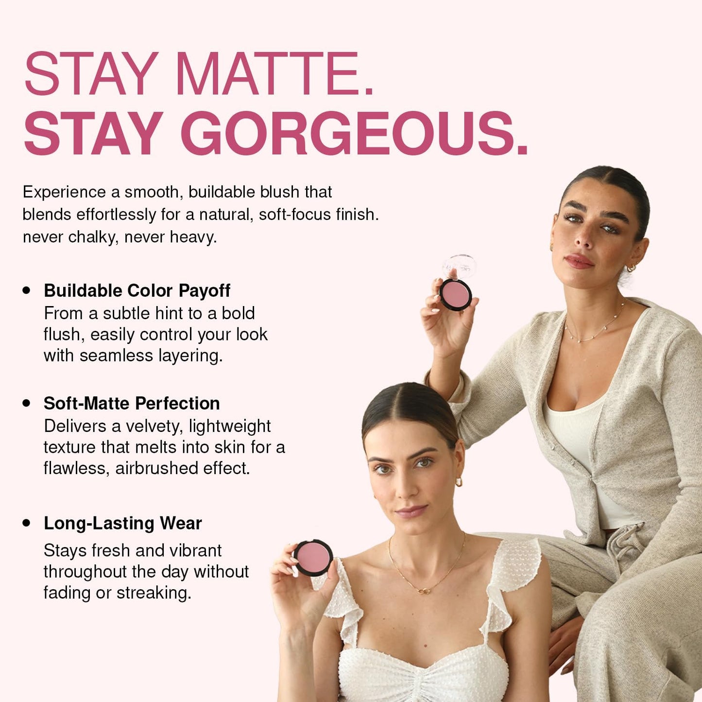 Palladio Matte Blush, Berry Pink Beauty & Personal Care Palladio