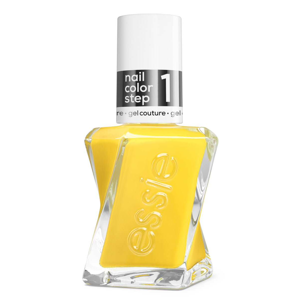 essie Gel Couture Nail Polish, Long Lasting Yellow Nail Polish, Vegan, Rev It Up, 0.46 fl oz