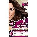Schwarzkopf Keratin Permanent Hair Dye Cream, 4.6 Intense Cocoa, Professional Quality Color for Up to 100% Gray Coverage, Bond Enforcing System Beauty & Personal Care Schwarzkopf