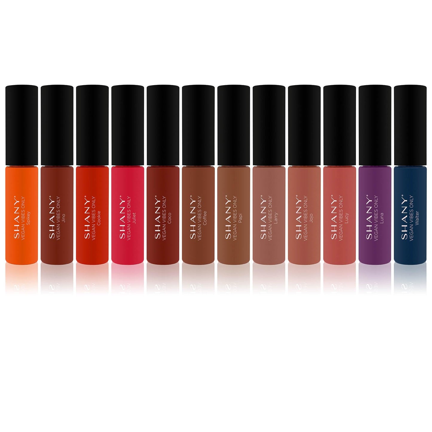 SHANY Vegan Vibes Liquid Lipstick Matte Lip Color Long-Lasting Matte Finish Lip Stain Lip Makeup - LUCY Beauty & Personal Care SHANY