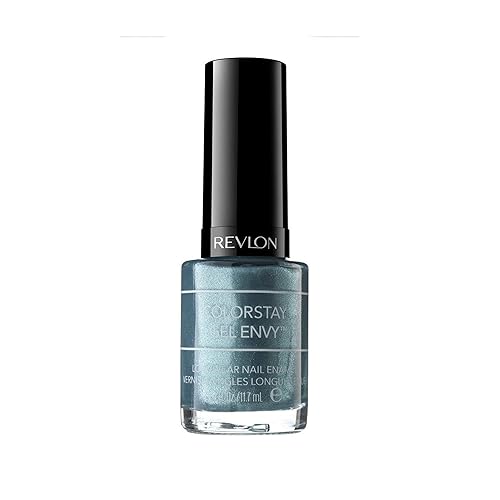Revlon ColorStay Gel Envy Longwear Nail Polish, with Built-in Base Coat & Glossy Shine Finish, in Blue/Green, 340 Sky's The Limit, 0.4 oz Beauty & Personal Care REVLON