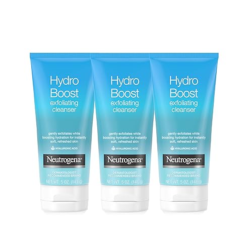 Neutrogena Hydro Boost Gentle Exfoliating Daily Facial Cleanser with Hyaluronic Acid, Clinically Proven to Increase Skin's Hydration Level Beauty & Personal Care Neutrogena