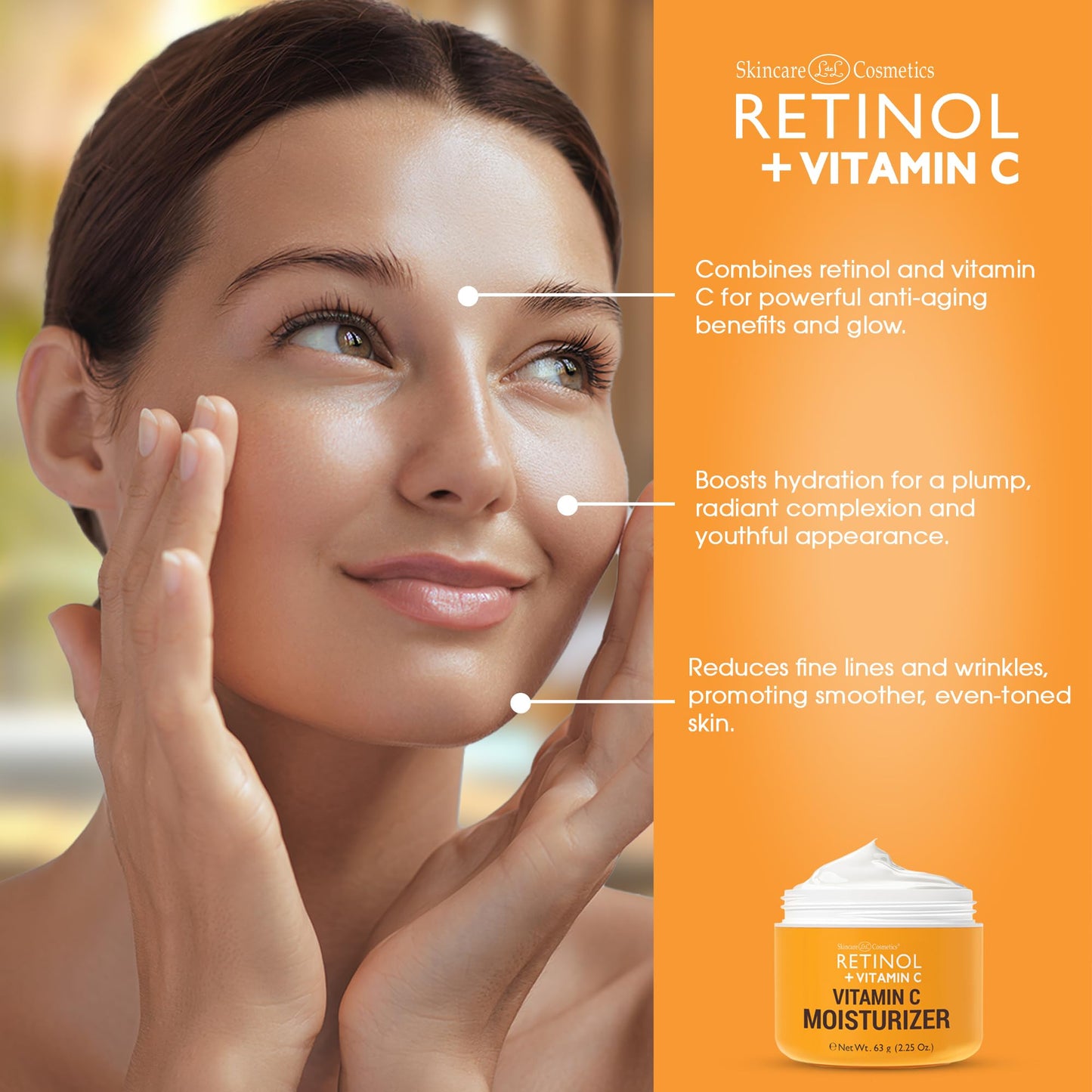 LIVAURA Retinol + Vitamin C Face Moisturizer Beauty & Personal Care Retinol
