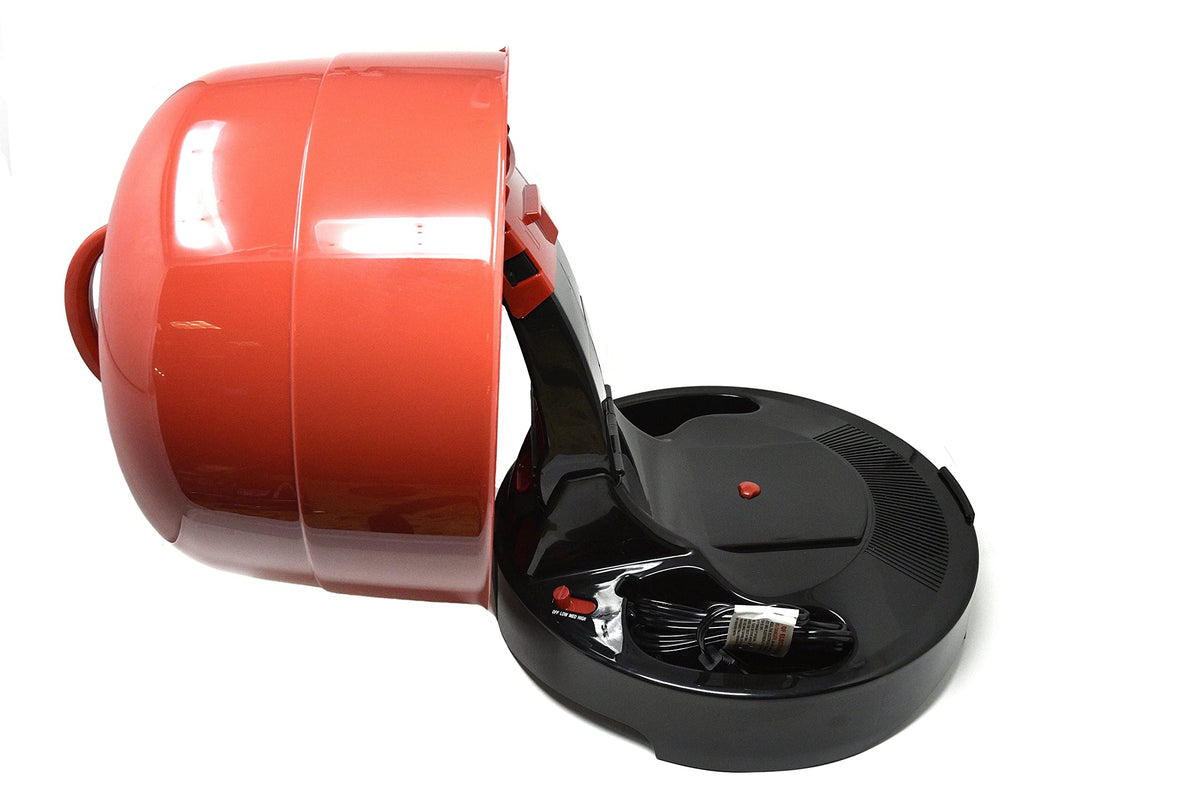 Annie Hot & Hotter Large Ceramic Ionic Hood Dryer - Professional Salon Hair Dryer with Adjustable Height, 3 Heat & Speed Settings, Portable Hooded