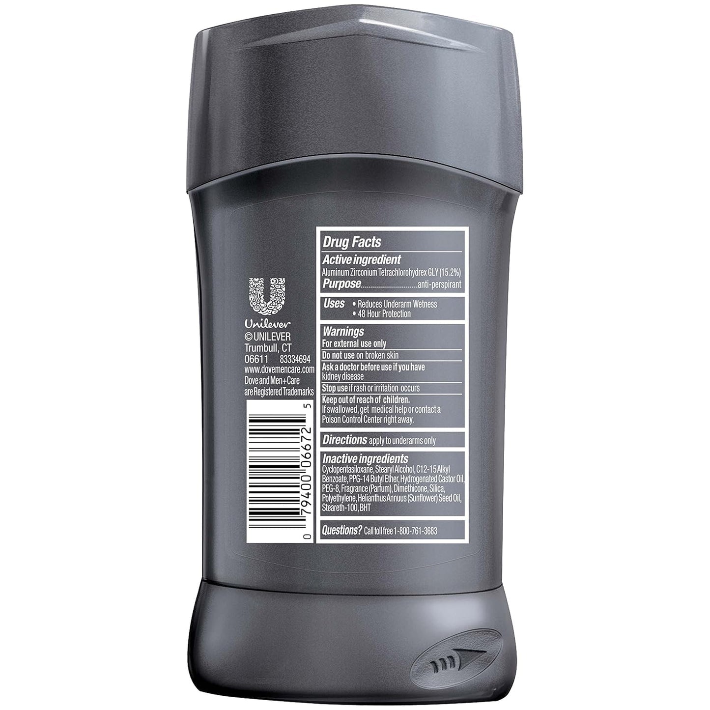 Dove Men+Care Men+Care Antiperspirant Deodorant Stick Extra Fresh 2.7 oz(Pack of 3) Beauty and Personal Care Dove
