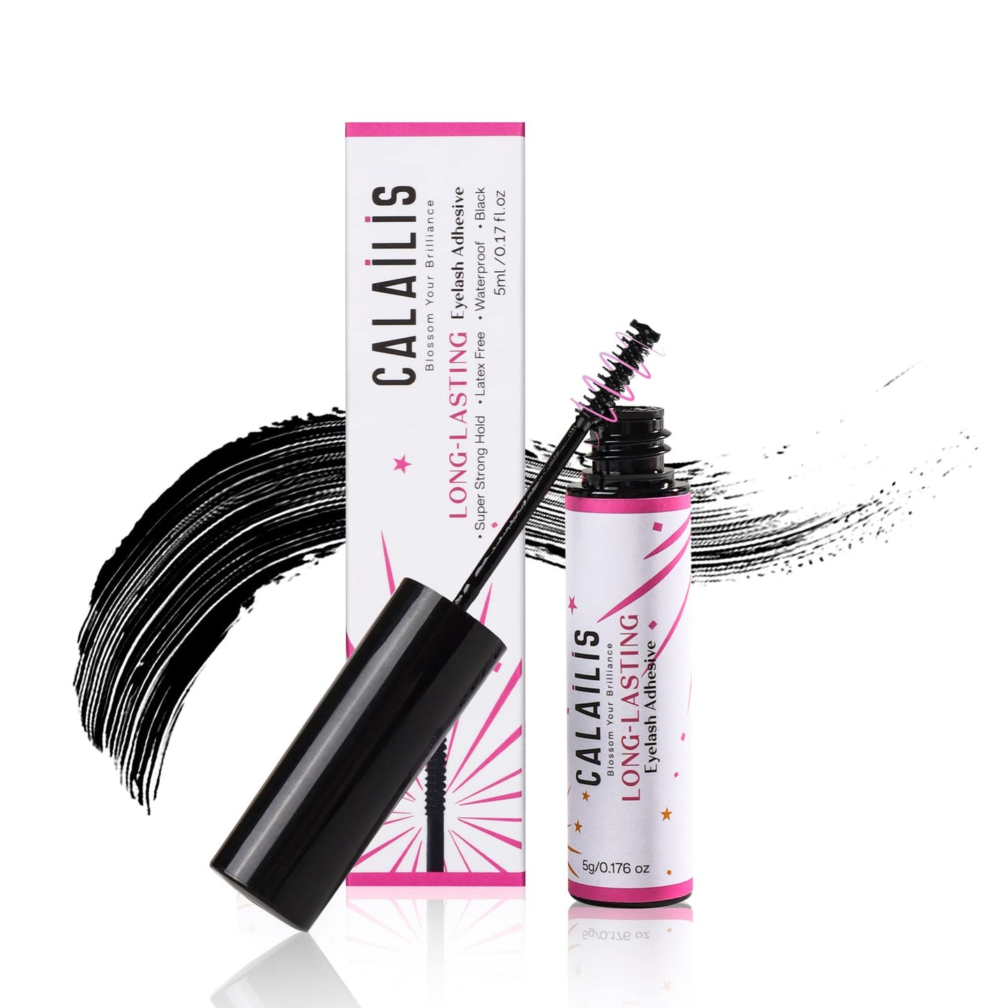 CALAILIS Lash Glue, Super Strong Hold Cluster Lash Extension Glue, Waterproof, Fast Drying Beauty & Personal Care CALAILIS