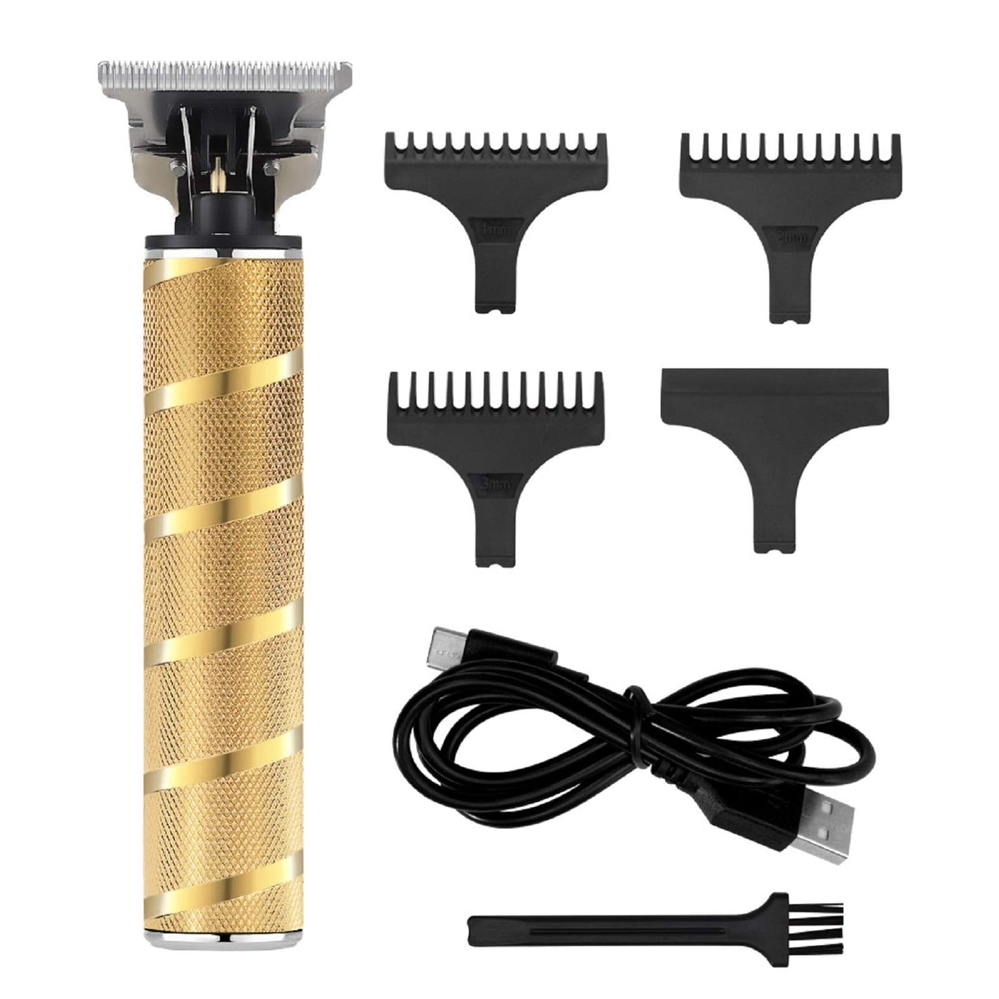 SURKER Electric Pro Li Clippers Barber Accessories Grooming Waterproof Rechargeable Cordless Close Cutting T-Blade Trimmer Hair Clippers Beauty and Personal Care SURKER