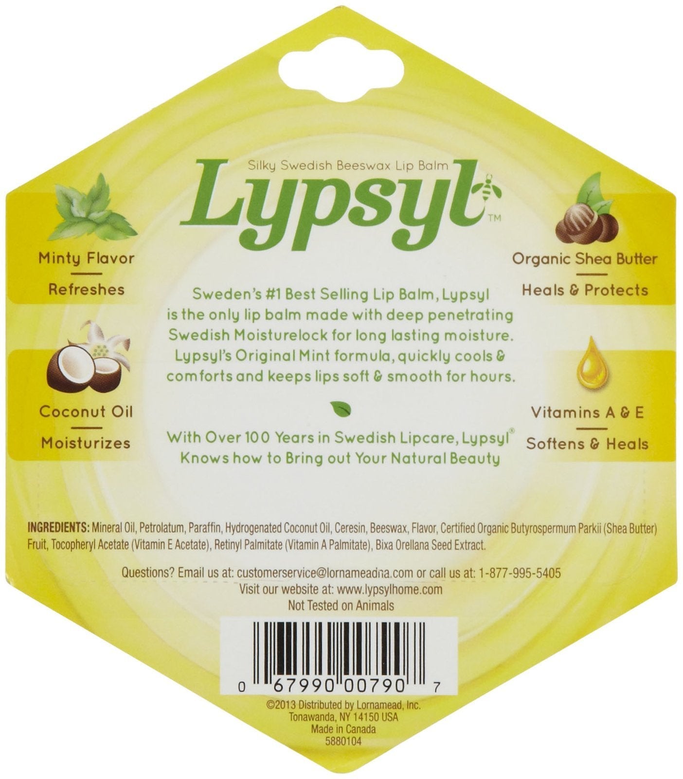 LypSyl LypMoisturizer, Original Mint, 0.1-Ounce, 2 Pack Beauty and Personal Care LypSyl