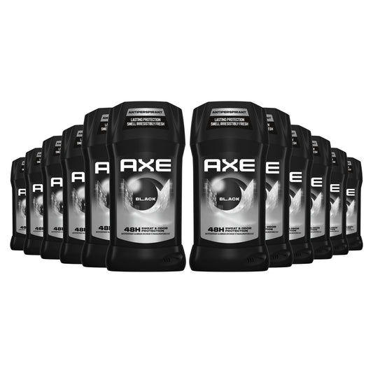 AXE Antiperspirant Stick for Men 12 Count Black 48 Hour Sweat and Odor Protection for Long Lasting Freshness, Frozen Pear & Cedarwood Men's Deodorant Beauty and Personal Care AXE
