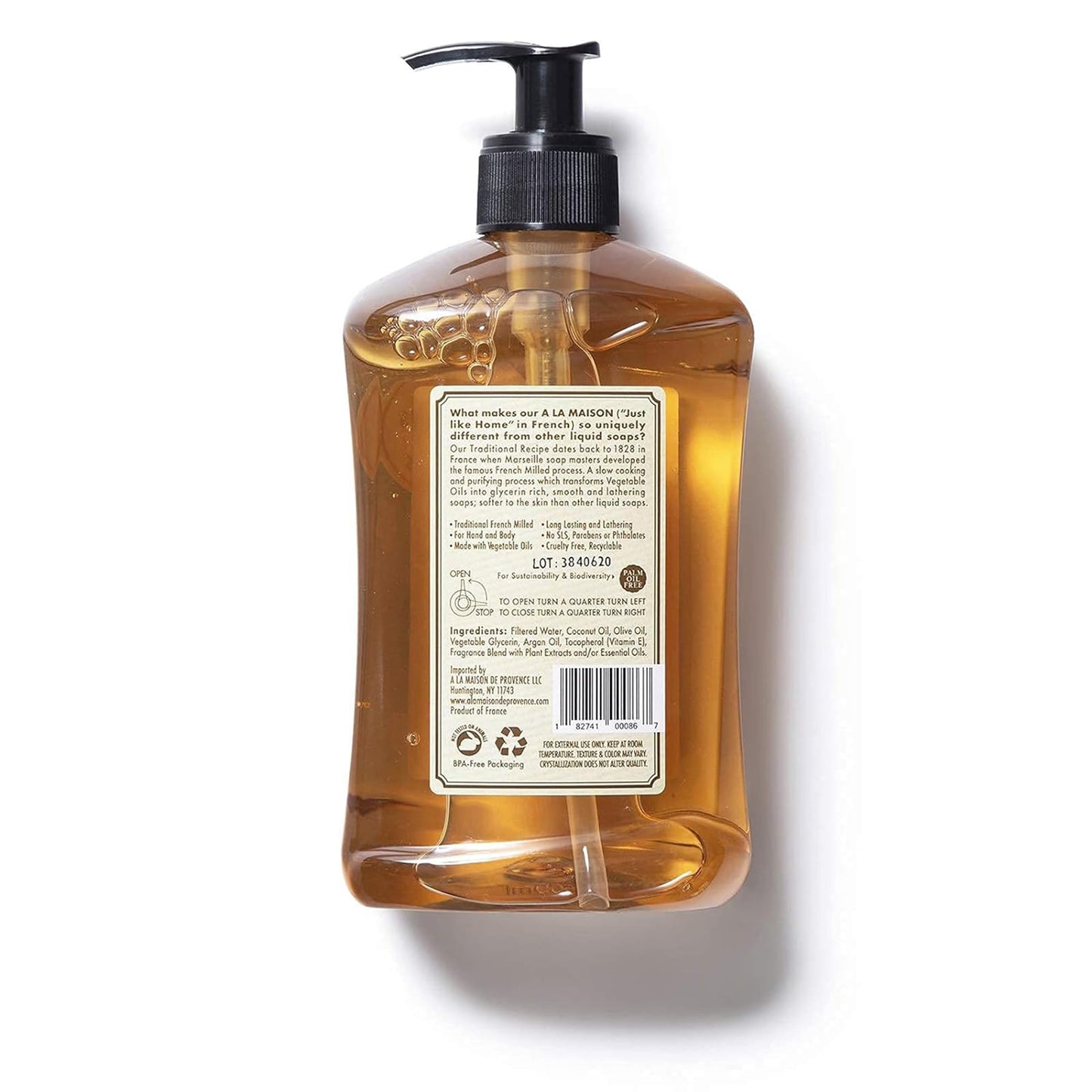 A LA MAISON French Liquid Hand Soap, Honeysuckle - Natural Hand Wash Made with Essential Oils - Biodegradable, Plant-Based, Vegan, Cruelty-Free Beauty & Personal Care A LA MAISON