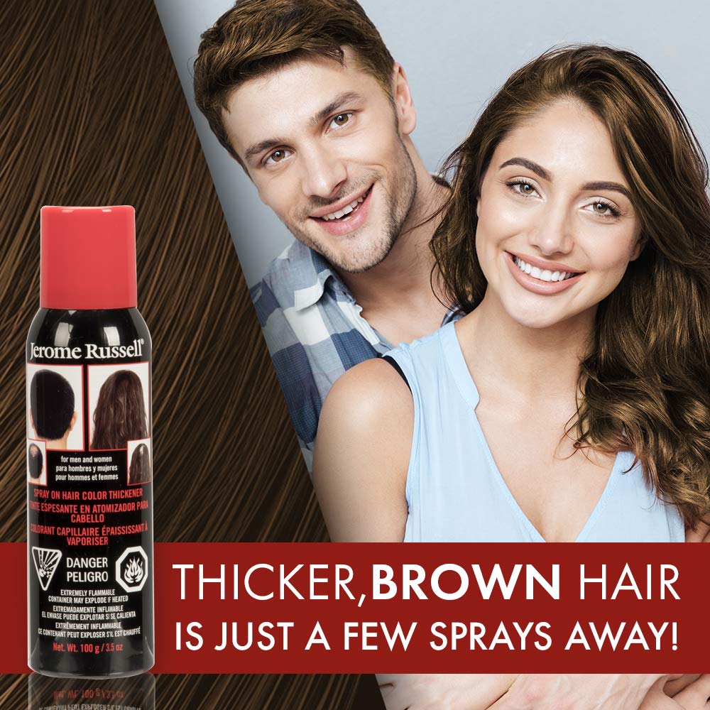 jerome russell Hair Color Thickener for Thinning Hair, Medium Brown, 3.5 Ounce Beauty & Personal Care Jerome Russell