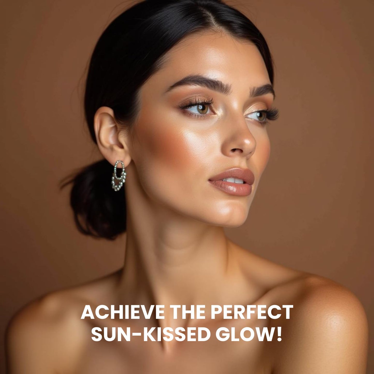 POISE Makeup Mineral Pressed Bronzer | Earth Mineral-based with Soft Iridescent Pigment For A Perfect Sun-kissed Glow Beauty & Personal Care POISE INT'L BEVERLY HILLS