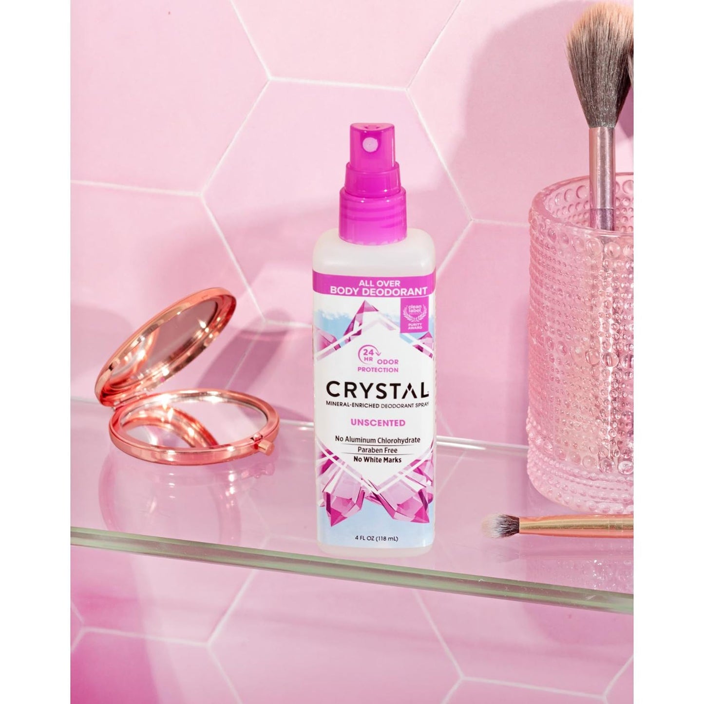 Crystal Body Deodorant Spray-4 fl oz, 2 pack Beauty and Personal Care Crystal Essence
