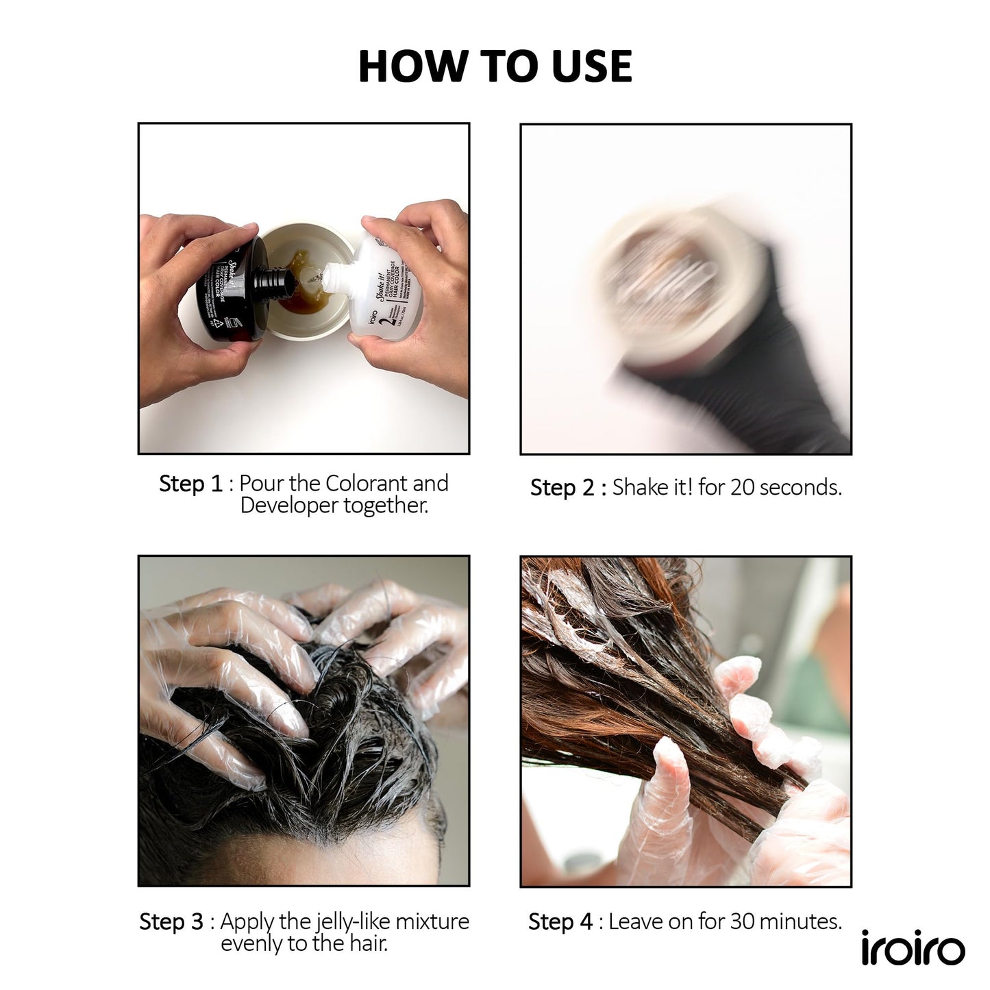 iroiro Permanent Gray Coverage Hair Color (Denim Blue, 4.72 oz) Beauty & Personal Care iroiro