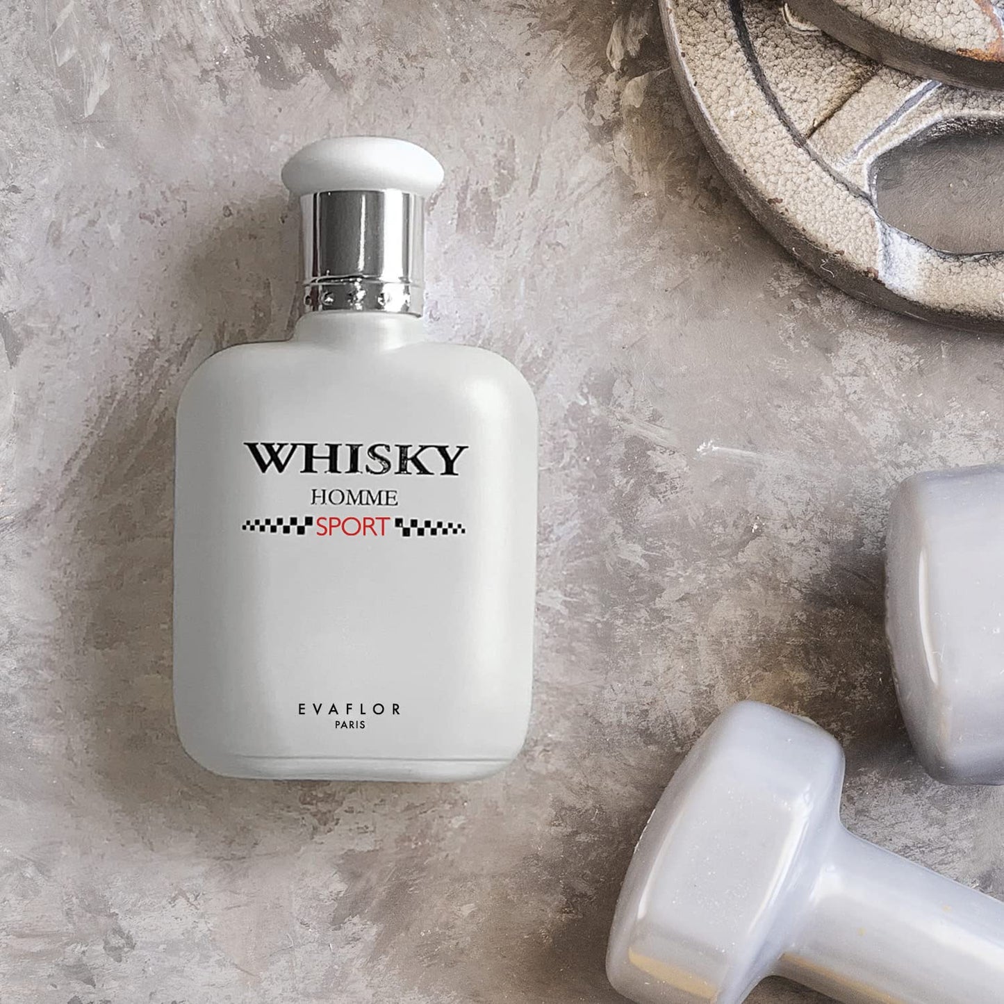WHISKY SPORT Eau de Toilette for Men - Fresh and Energizing Scent with Mandarin, Ginger and Amber - For the Dynamic and Competitive Man - Made in Beauty & Personal Care Evaflor