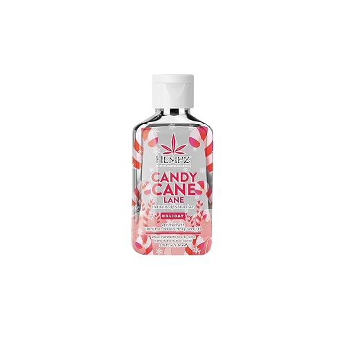 Hempz Limited Edition Peppermint Candy Cane Herbal Body Lotion Moisturizer (2.25 Oz) - Holiday Body Lotion for Women or Men with Dry or Sensitive Skin Beauty & Personal Care Hempz