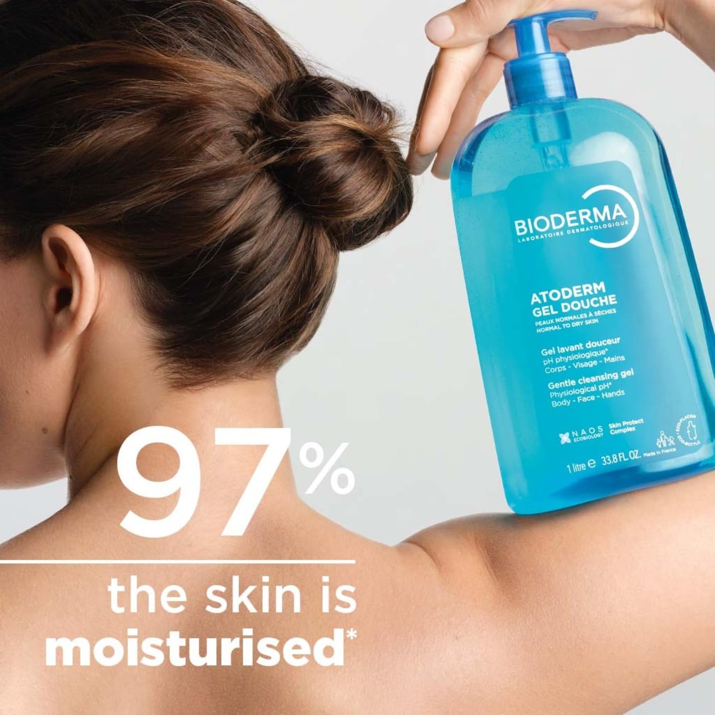 Bioderma Atoderm - Shower Gel - Moisturizing Body and Face Wash - for Family with Normal to Dry Sensitive Skin, 3.33 Fl Oz, (Pack of 1) Beauty and Personal Care Bioderma
