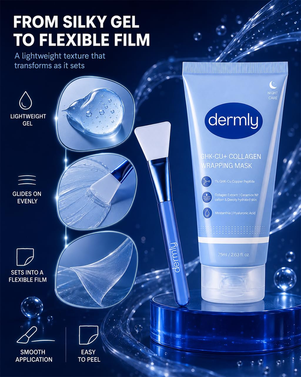 Dermly GHK-Cu Collagen Overnight Wrapping Mask