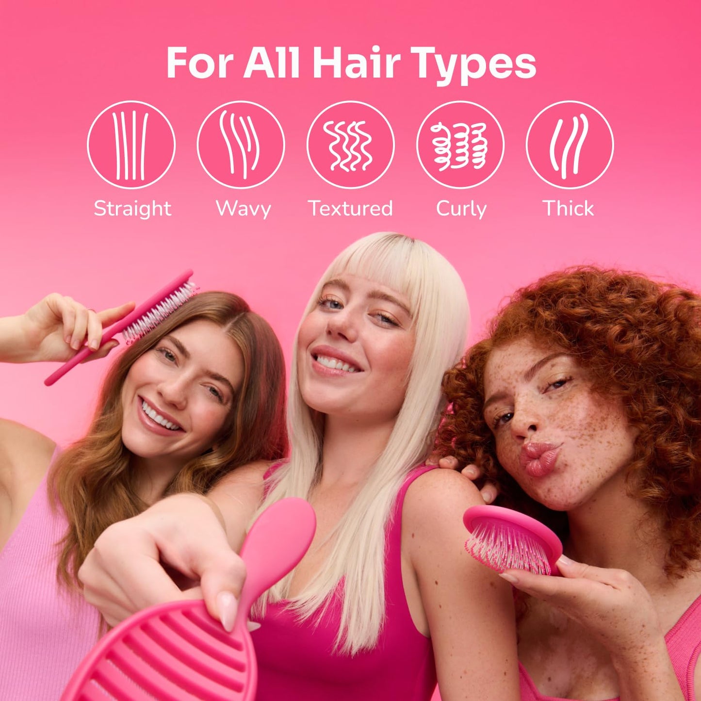 Wet Brush Shower Hair Brush Detangler - Exclusive Ultra-soft IntelliFlex Bristles - Minimizes Pain And Protects Against Split Ends and Breakage - Comb Beauty & Personal Care Wet Brush