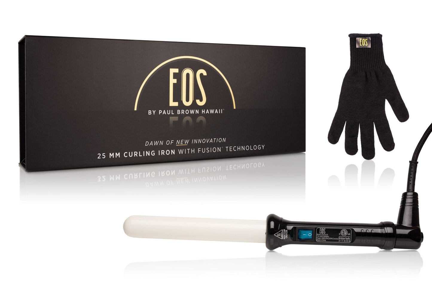 Paul Brown Hawaii EOS Curling Wand; Premium Hair Clipless Curler for Thin and Thick Hair - Silky Smooth, Radiant and Frizz Free Curls; Salon Quality Beauty & Personal Care Paul Brown Hawaii