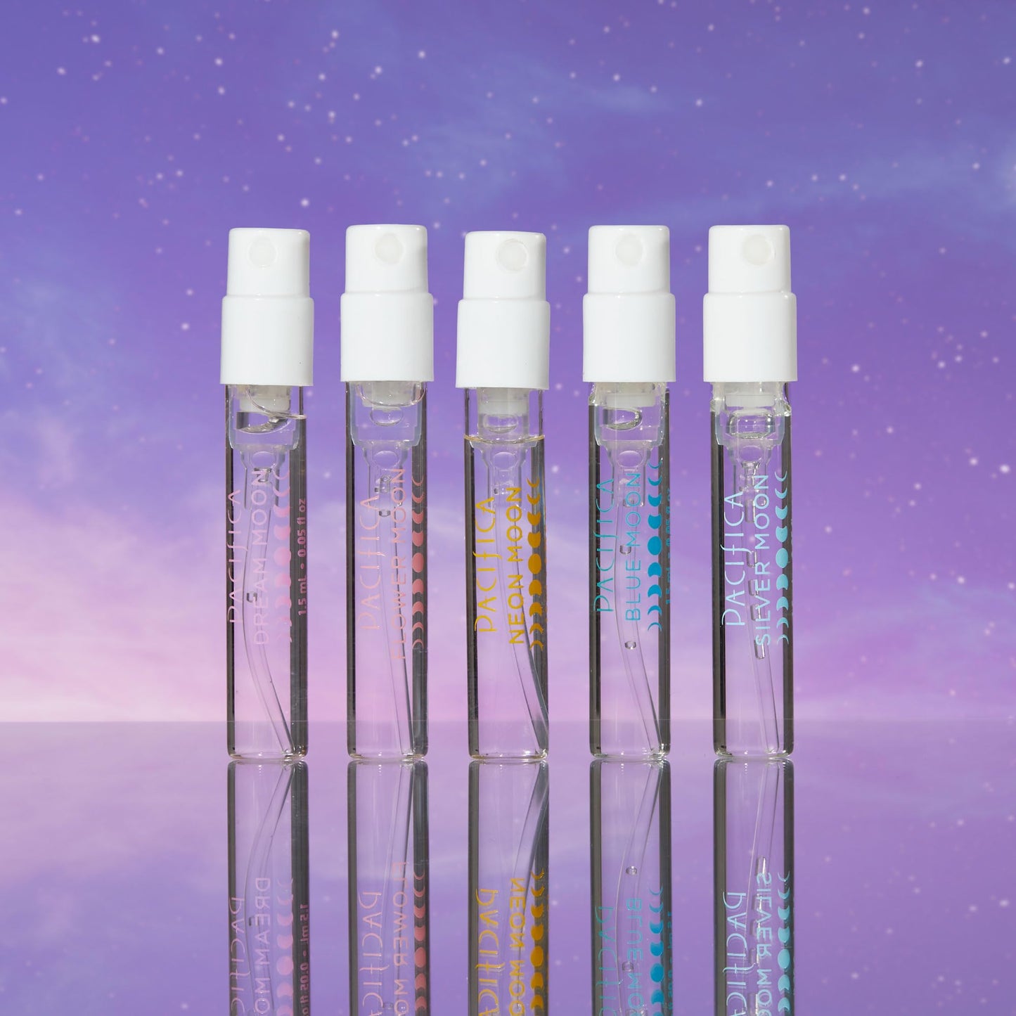 Pacifica Beauty Wanderlust & Moon Moods Perfume Set, Travel Fragrances, Island Vanilla, French Lilac, Clean Vegan Perfume, 0.05 fl oz Each (Set of 10) Beauty & Personal Care Pacifica